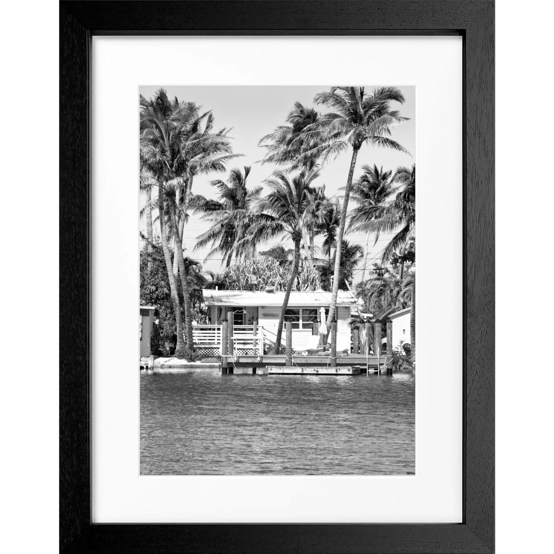 Poster Florida Keys FL18 - Schwarz 3cm / S (25cm x 31cm)