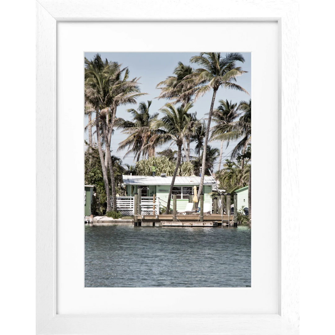 Poster Florida Keys FL18 - Weiss 3cm / S (25cm x 31cm)