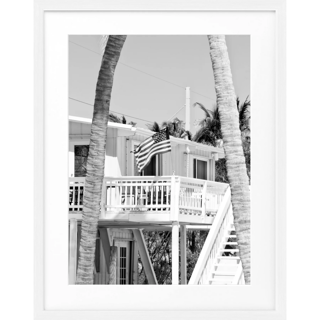 Poster Florida Keys FL20 - Weiss 1.5cm / S (25cm x 31cm)