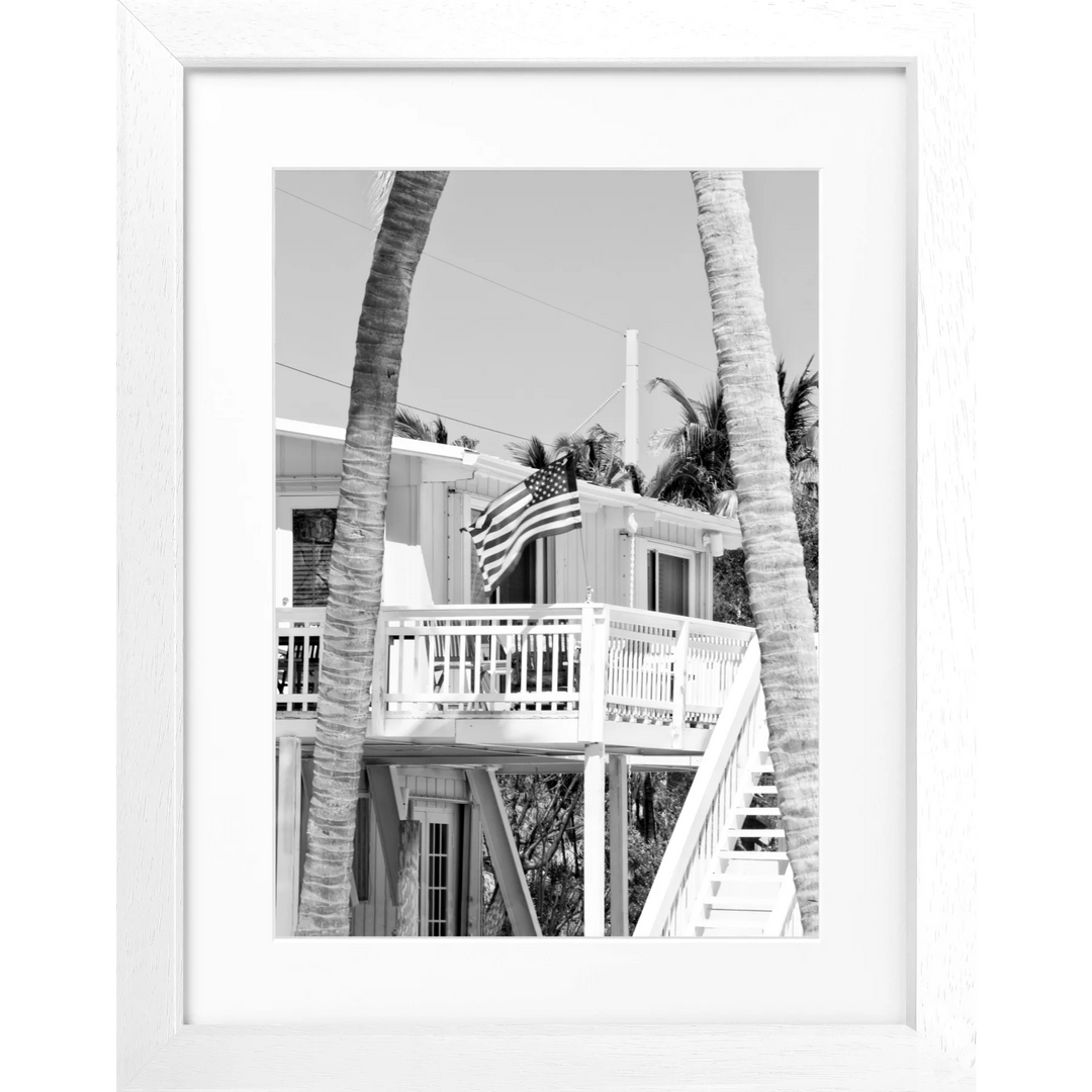 Poster Florida Keys FL20 - Weiss 3cm / S (25cm x 31cm)