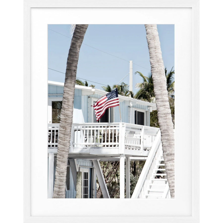 Poster Florida Keys FL20 - Weiss 1.5cm / S (25cm x 31cm)