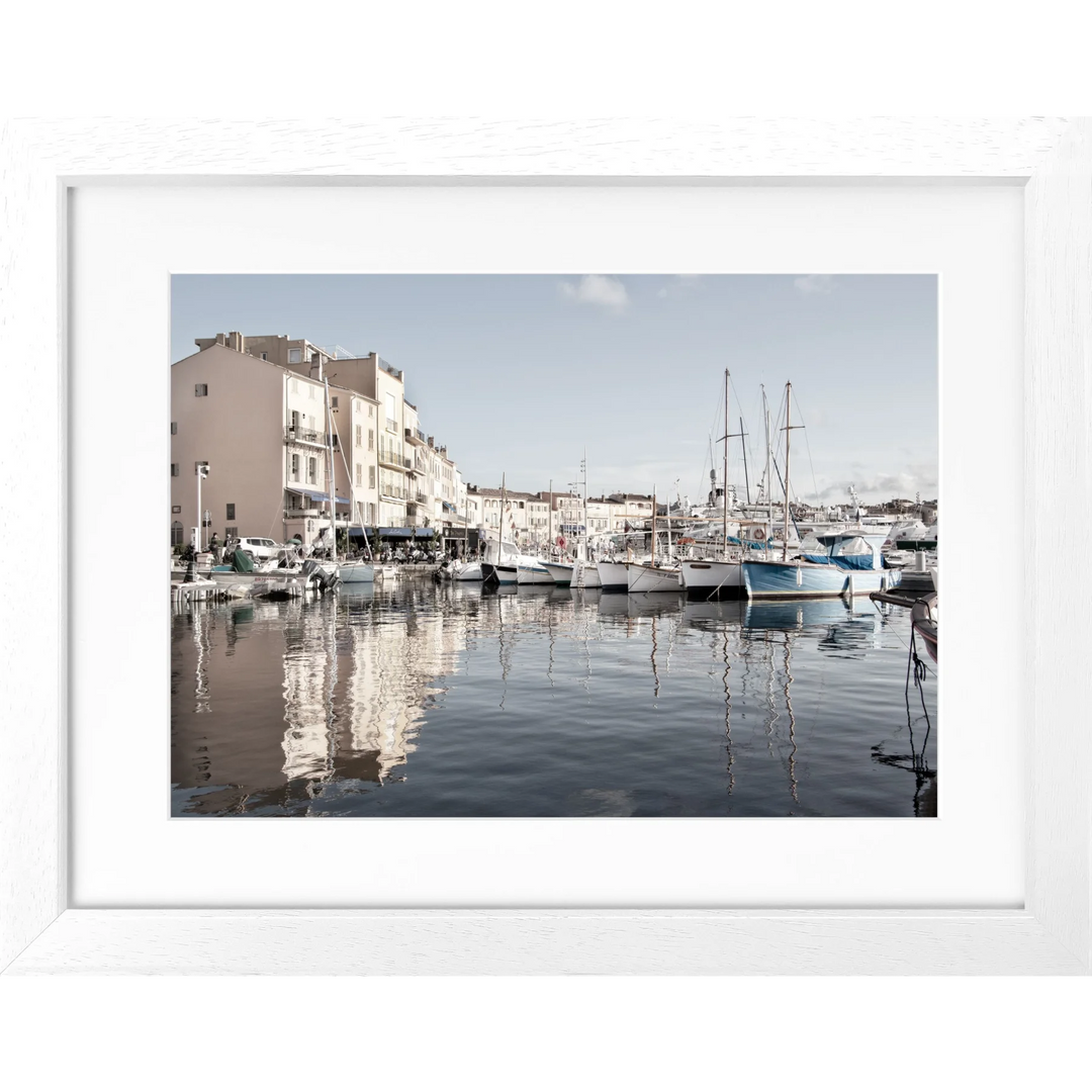 Poster ’Hafen’ Saint Tropez ST05 - Weiss 3cm / S (31cm