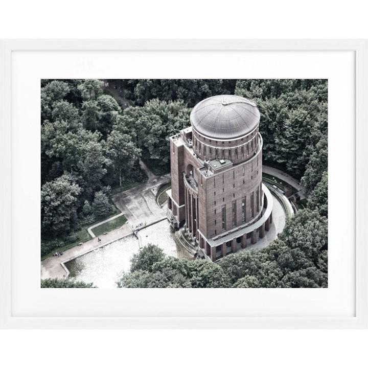 Poster Hamburg ’Planetarium’ HH14 - Weiss 1.5cm / S