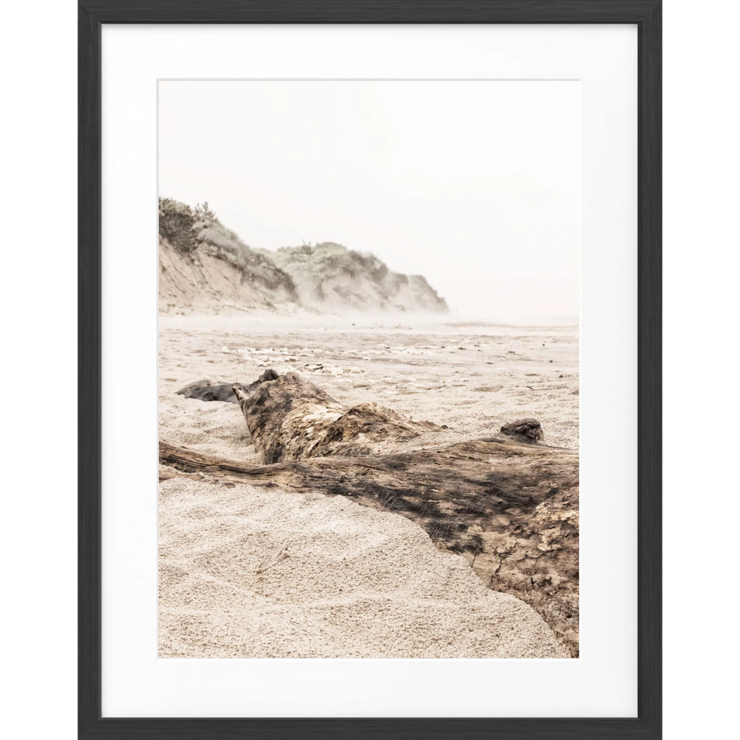 Poster Hamptons Long Island ’Beach’ HM17 - Schwarz matt