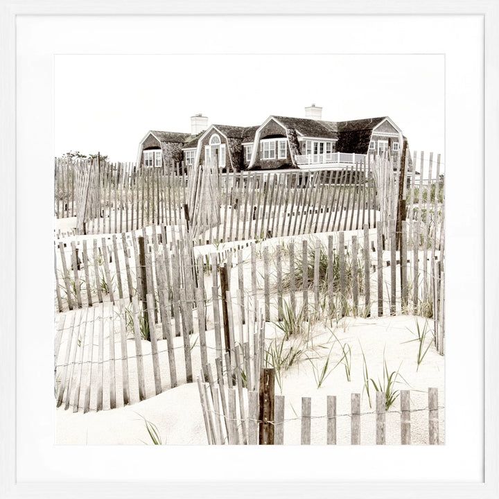 Poster Hamptons Long Island ’Beach House’ HM15Q - Weiss