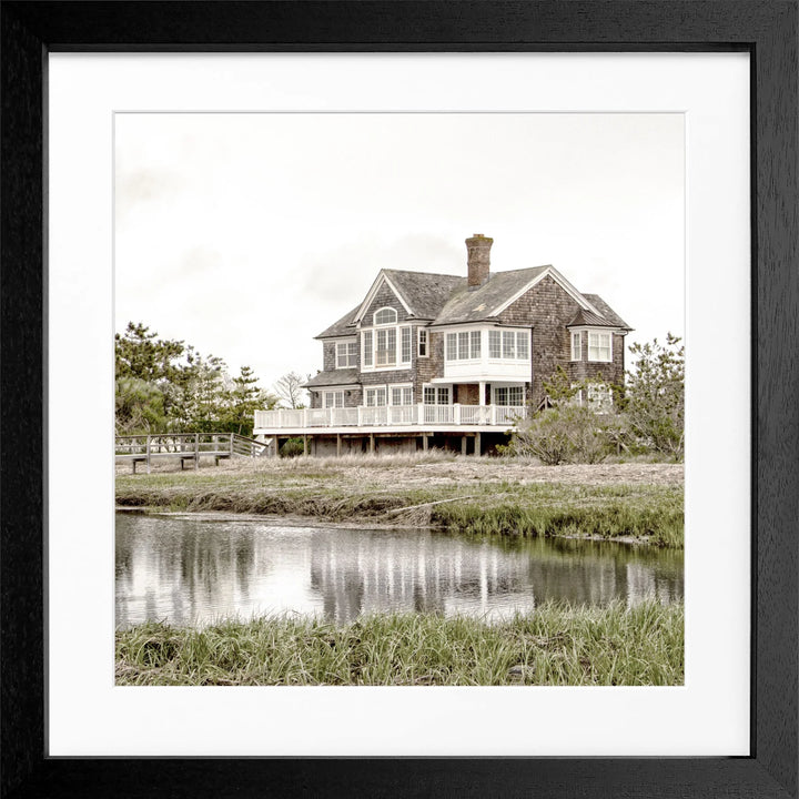 Poster Hamptons Long Island ’Beach House’ HM19Q