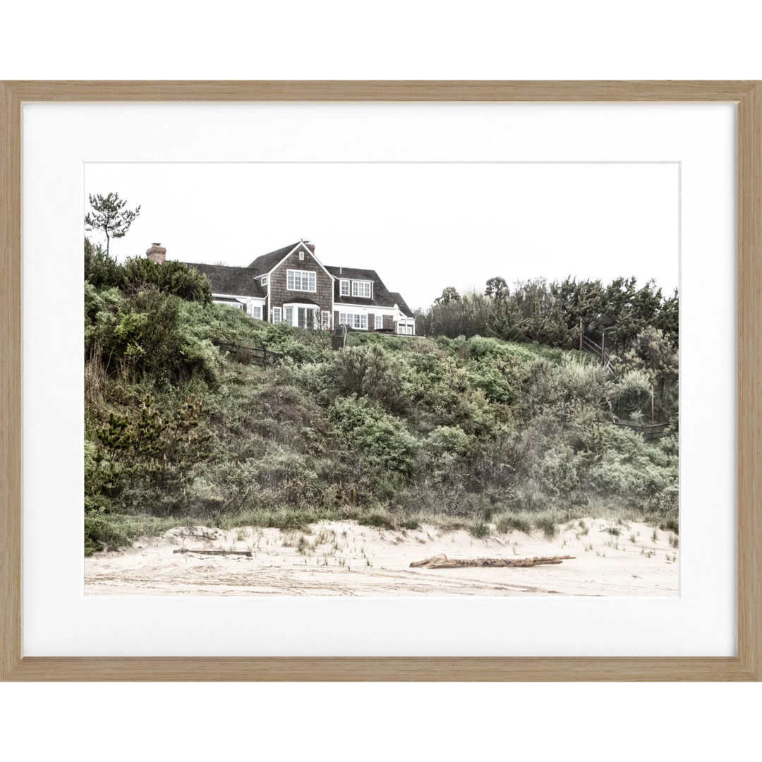 Poster Hamptons Long Island ’Beach House’ HM25C - Eiche