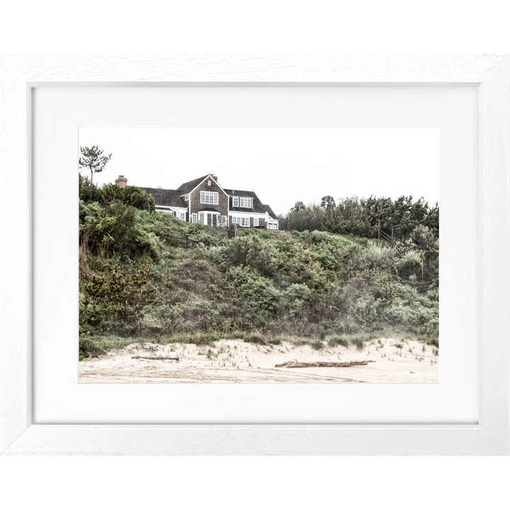 Poster Hamptons Long Island ’Beach House’ HM25C - Weiss