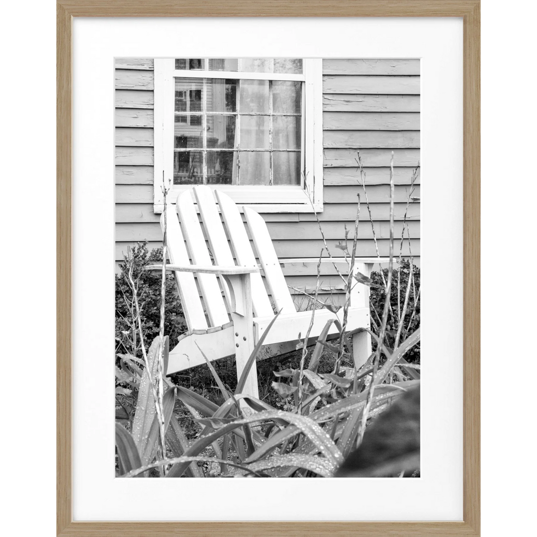 Poster Hamptons Long Island ’Deckchair’ HM14 - Eiche