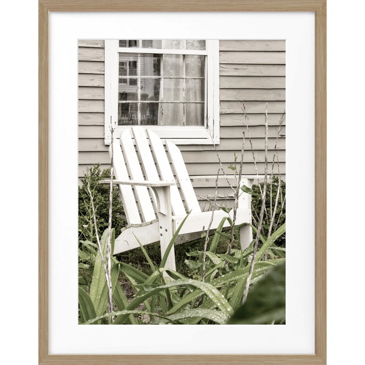 Poster Hamptons Long Island ’Deckchair’ HM14 - Eiche