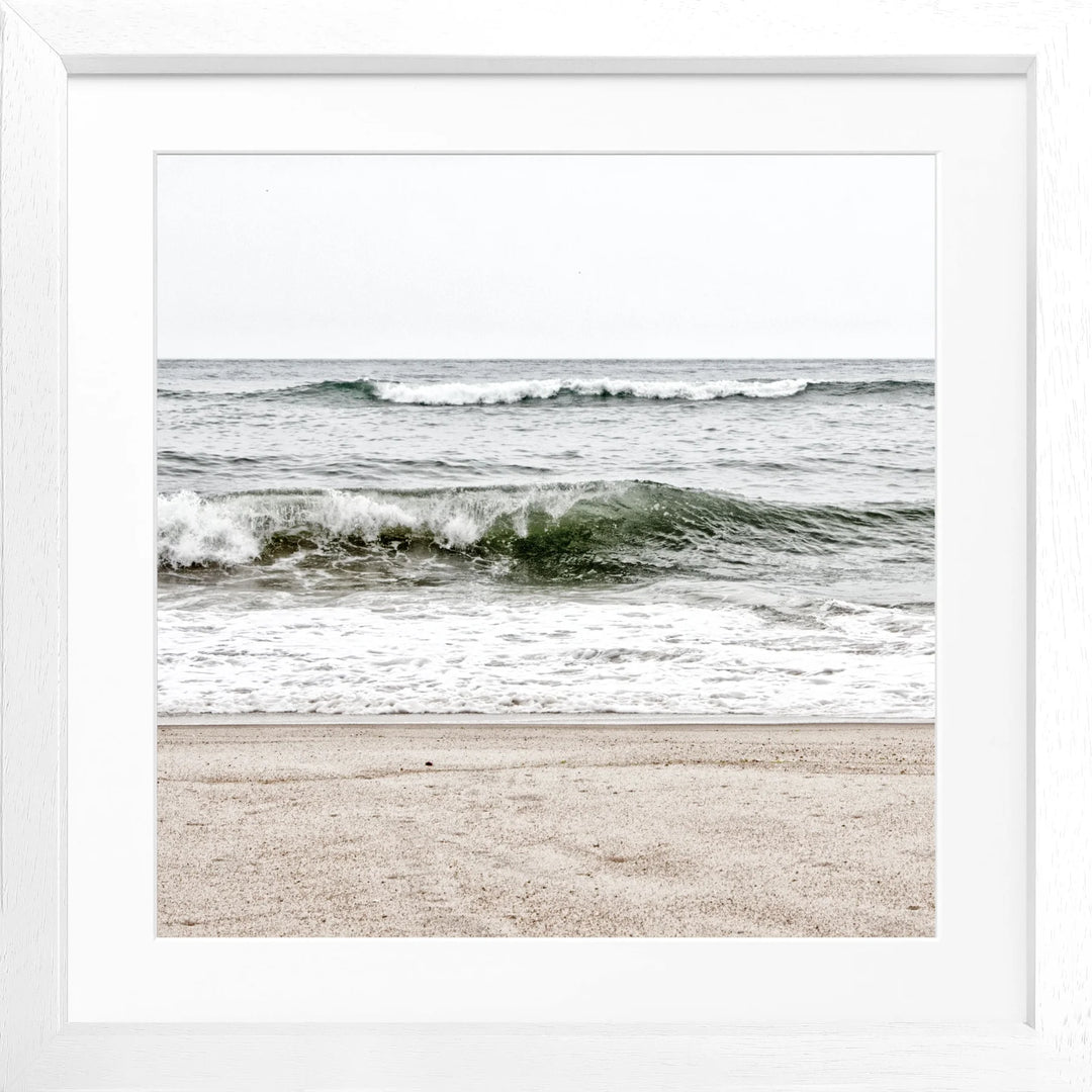 Poster Hamptons Long Island ’Ocean’ HM21Q - Weiss 3cm