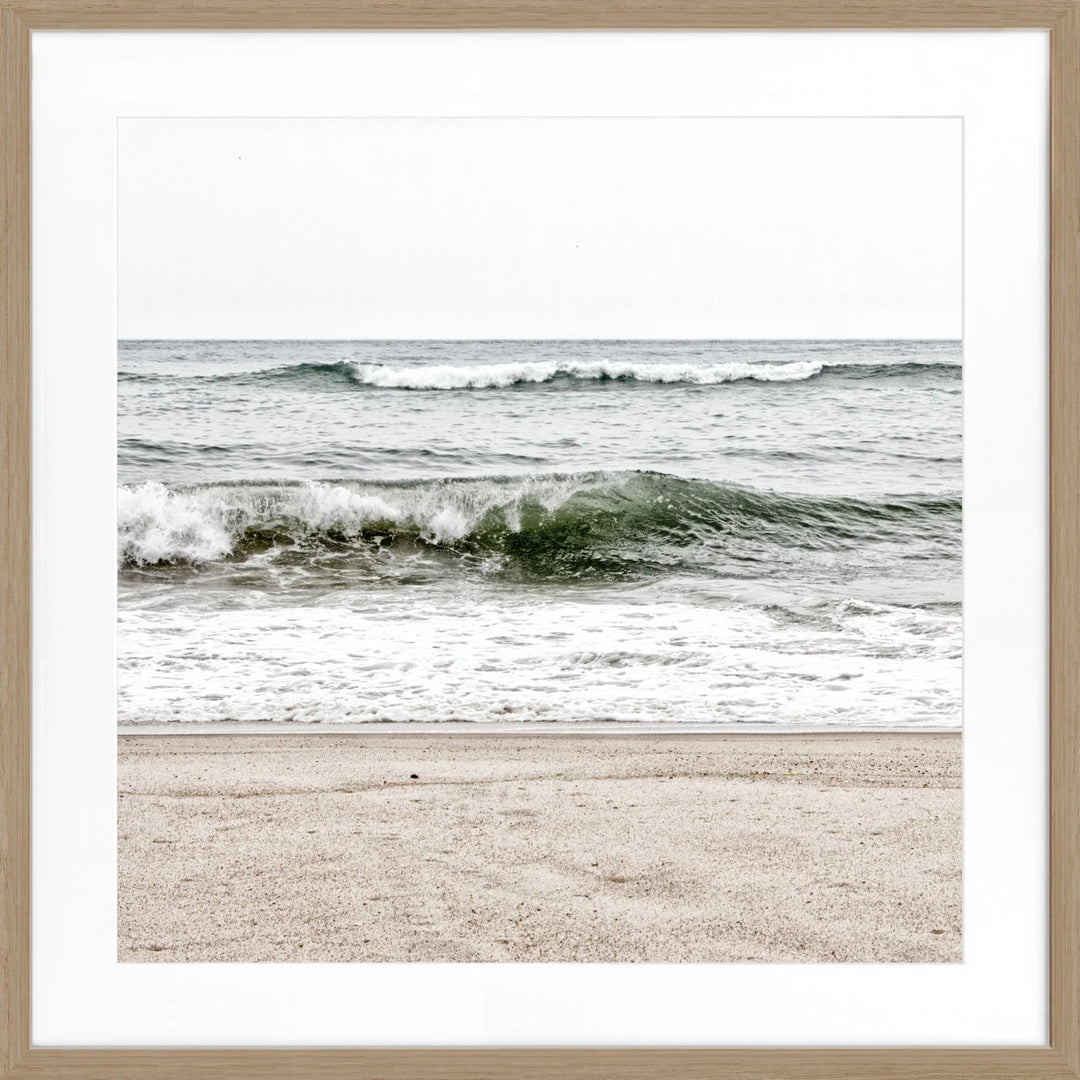 Poster Hamptons Long Island ’Ocean’ HM21Q - Eiche