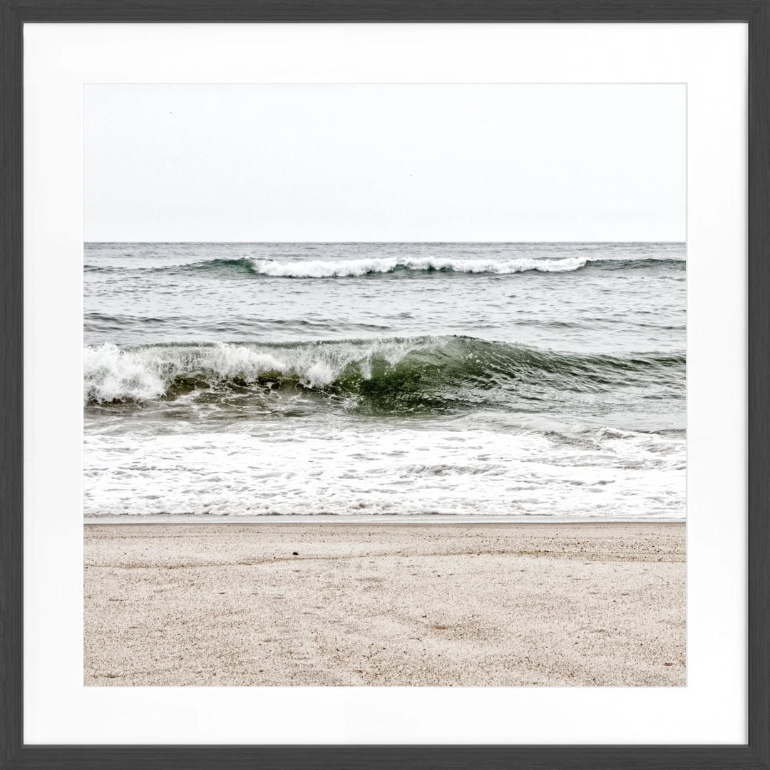 Poster Hamptons Long Island ’Ocean’ HM21Q - Schwarz