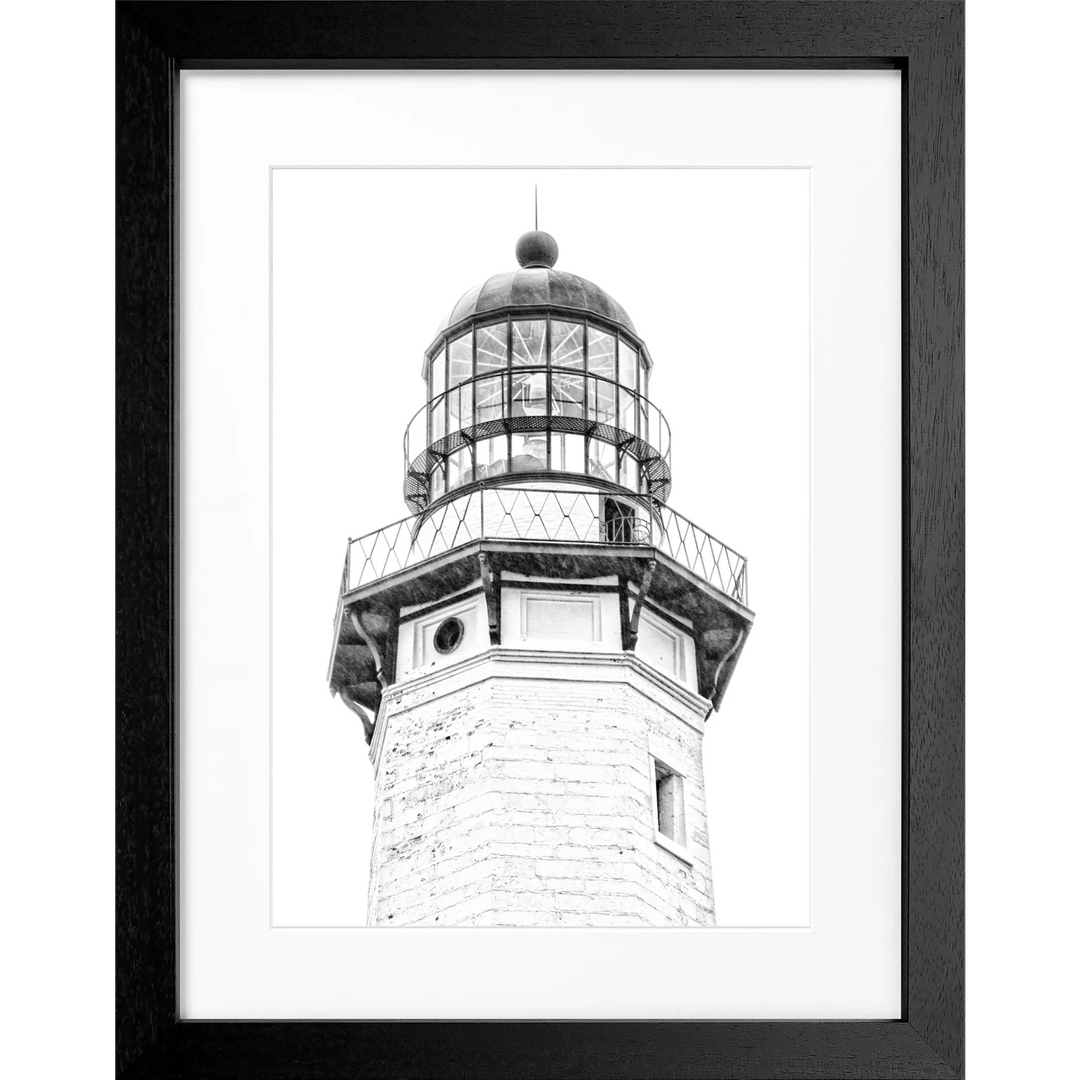 Poster Hamptons Montauk ’Lighthouse’ HM13 - Schwarz 3cm