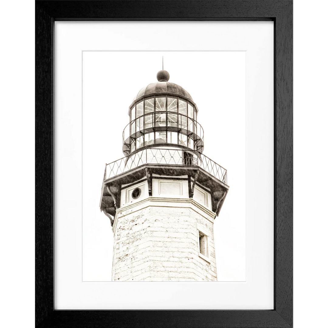Poster Hamptons Montauk ’Lighthouse’ HM13 - Schwarz 3cm