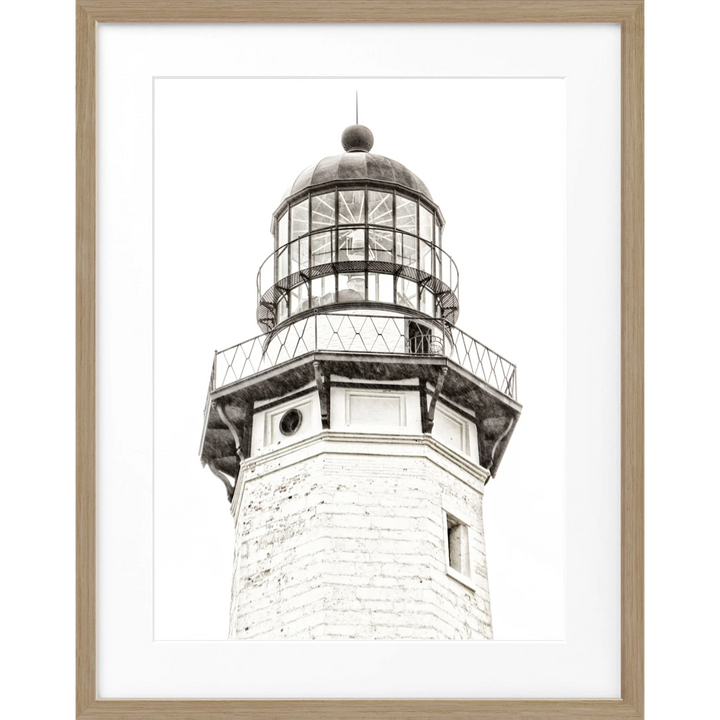 Poster Hamptons Montauk ’Lighthouse’ HM13 - Eiche