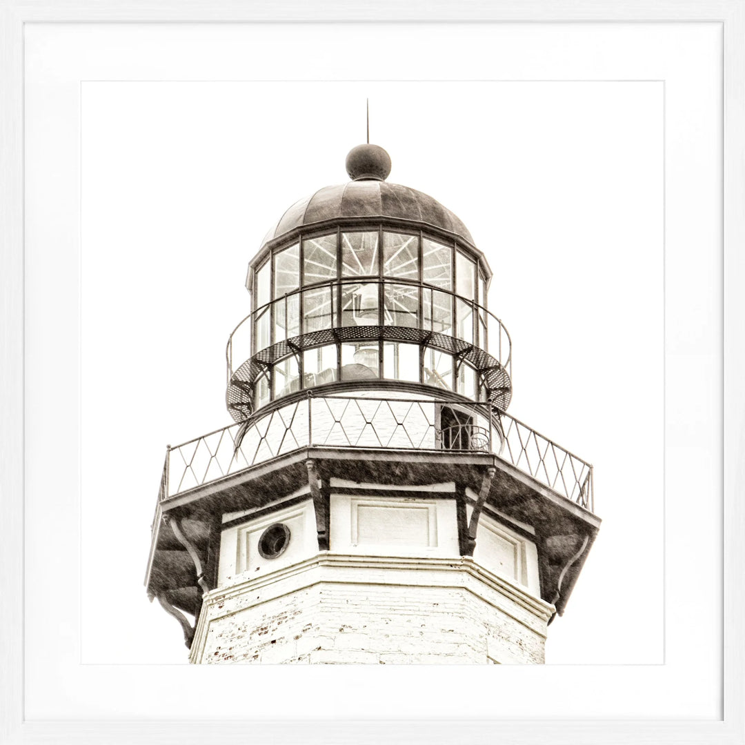 Poster Hamptons Montauk ’Lighthouse’ HM13Q - Weiss