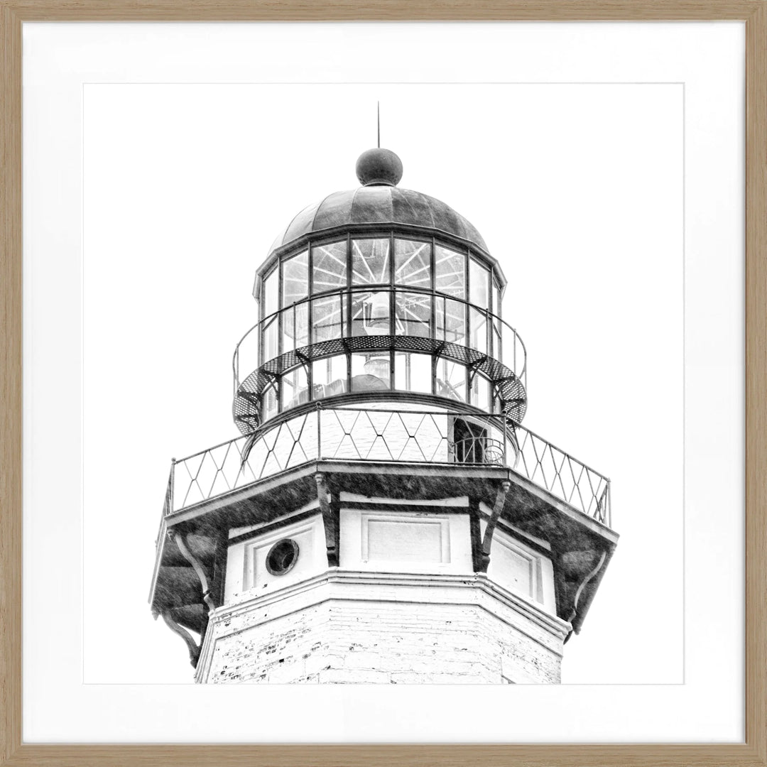 Poster Hamptons Montauk ’Lighthouse’ HM13Q - Eiche