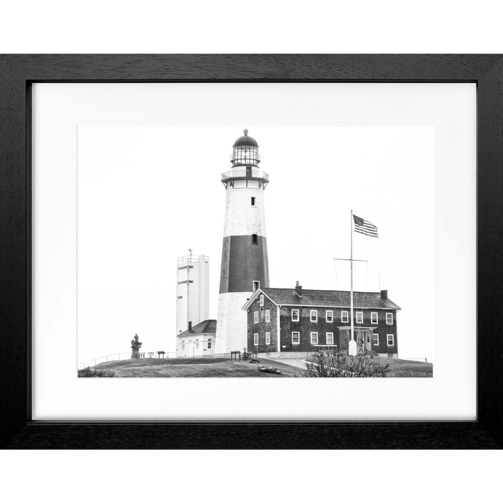 Poster Hamptons Montauk ’Lighthouse’ HM23 - Schwarz 3cm