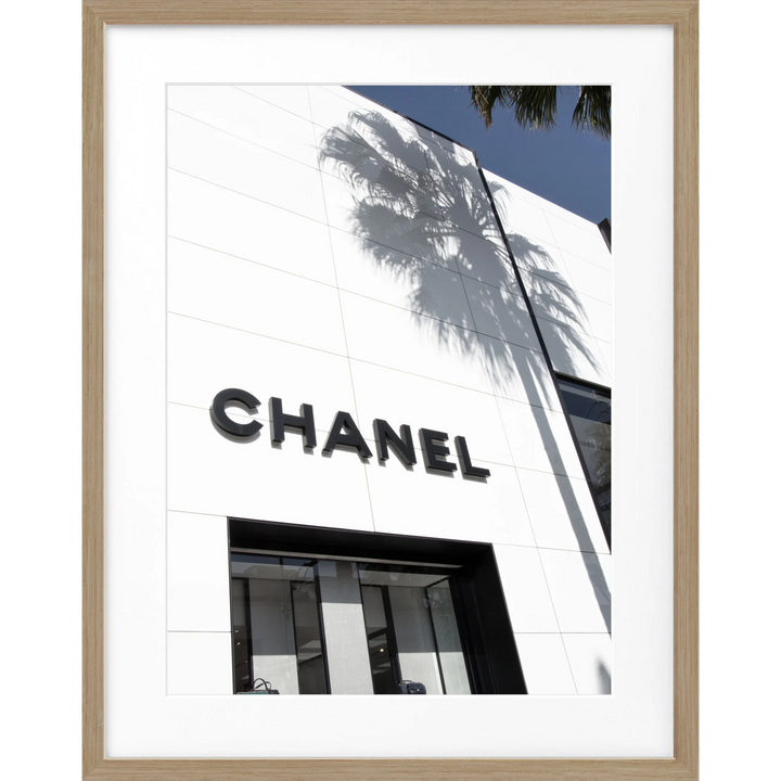 Poster Kalifornien Beverly Hills ’CHANEL’ HW05 - Eiche