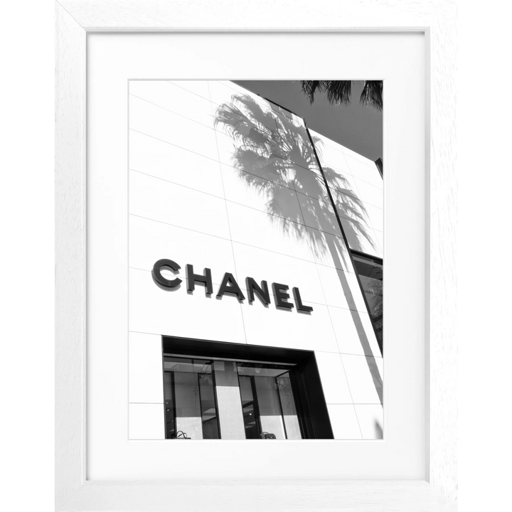 Poster Kalifornien Beverly Hills ’CHANEL’ HW05 - Weiss