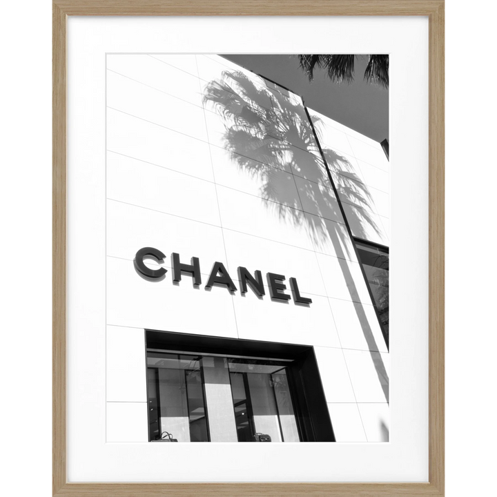 Poster Kalifornien Beverly Hills ’CHANEL’ HW05 - Eiche