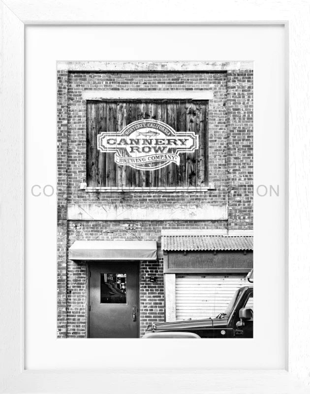 Poster Kalifornien ’Cannery Row’ Monterey K07 - Weiss