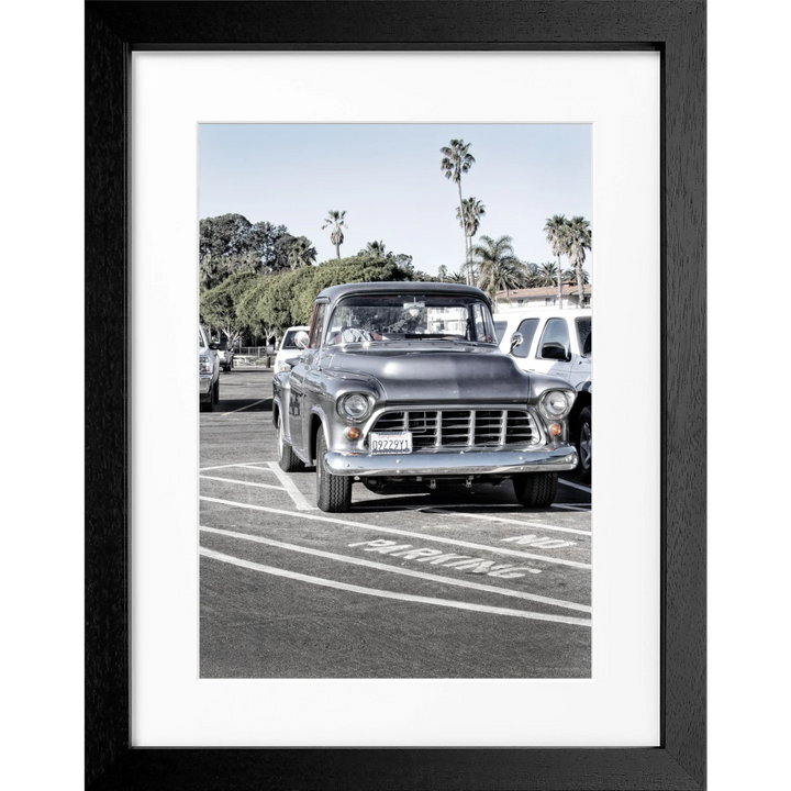 Poster Kalifornien ’Classic Car’ K31 - Schwarz 3cm