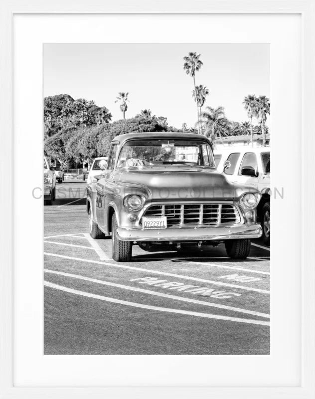Poster Kalifornien ’Classic Car’ K31 - Weiss 1.5cm / S