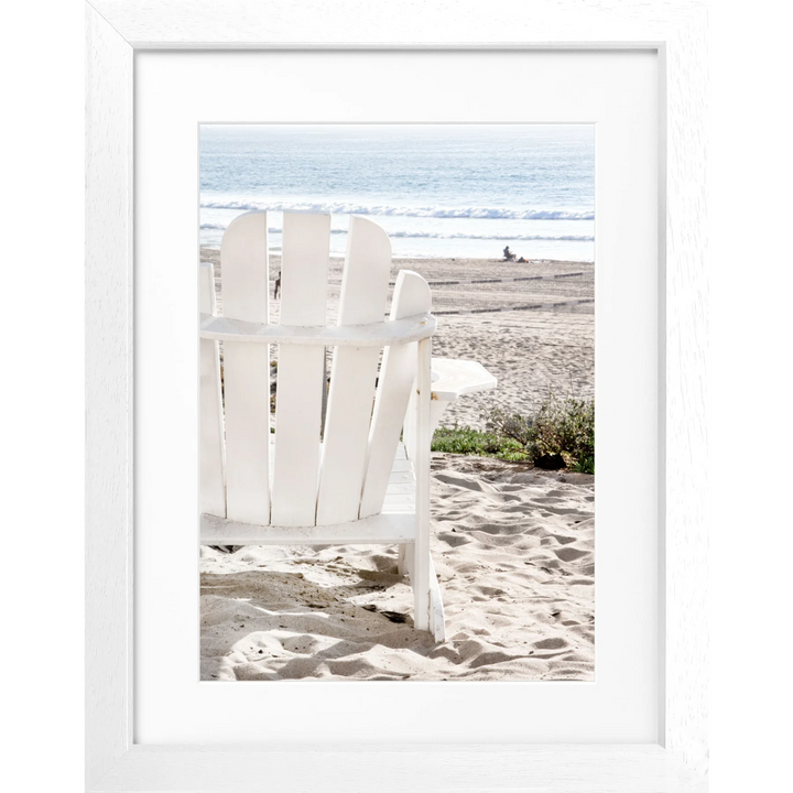 Poster Kalifornien ’Deckchair’ K178 - Weiss 3cm