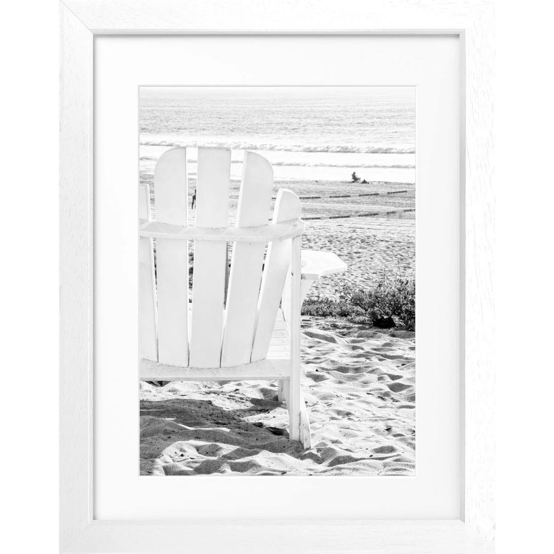 Poster Kalifornien ’Deckchair’ K178 - Weiss 3cm