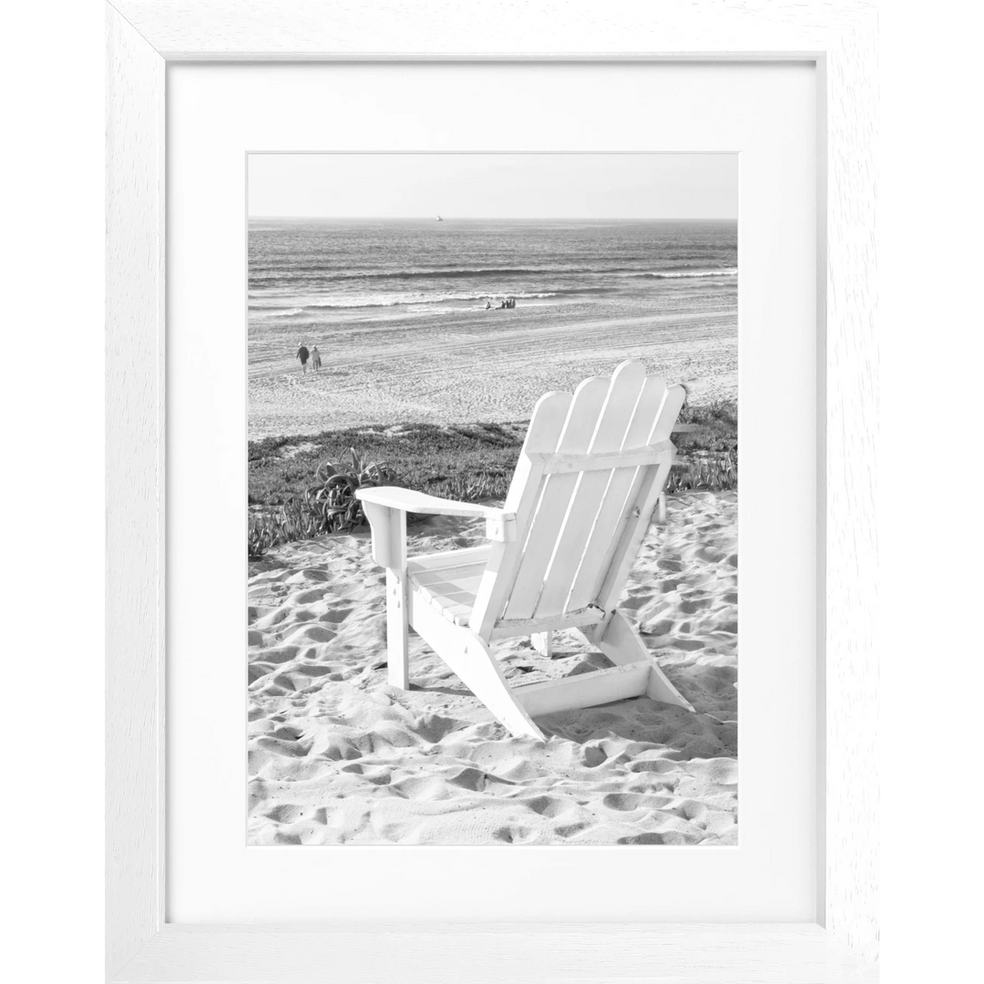 Poster Kalifornien ’Deckchair’ K180 - Weiss 3cm