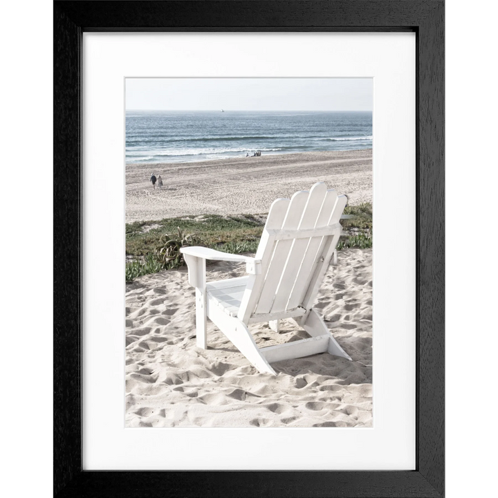 Poster Kalifornien ’Deckchair’ K180 - Schwarz 3cm