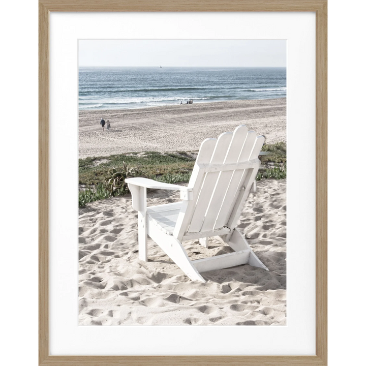 Poster Kalifornien ’Deckchair’ K180 - Eiche Furnier