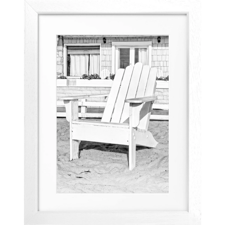 Poster Kalifornien ’Deckchair’ K182 - Weiss 3cm