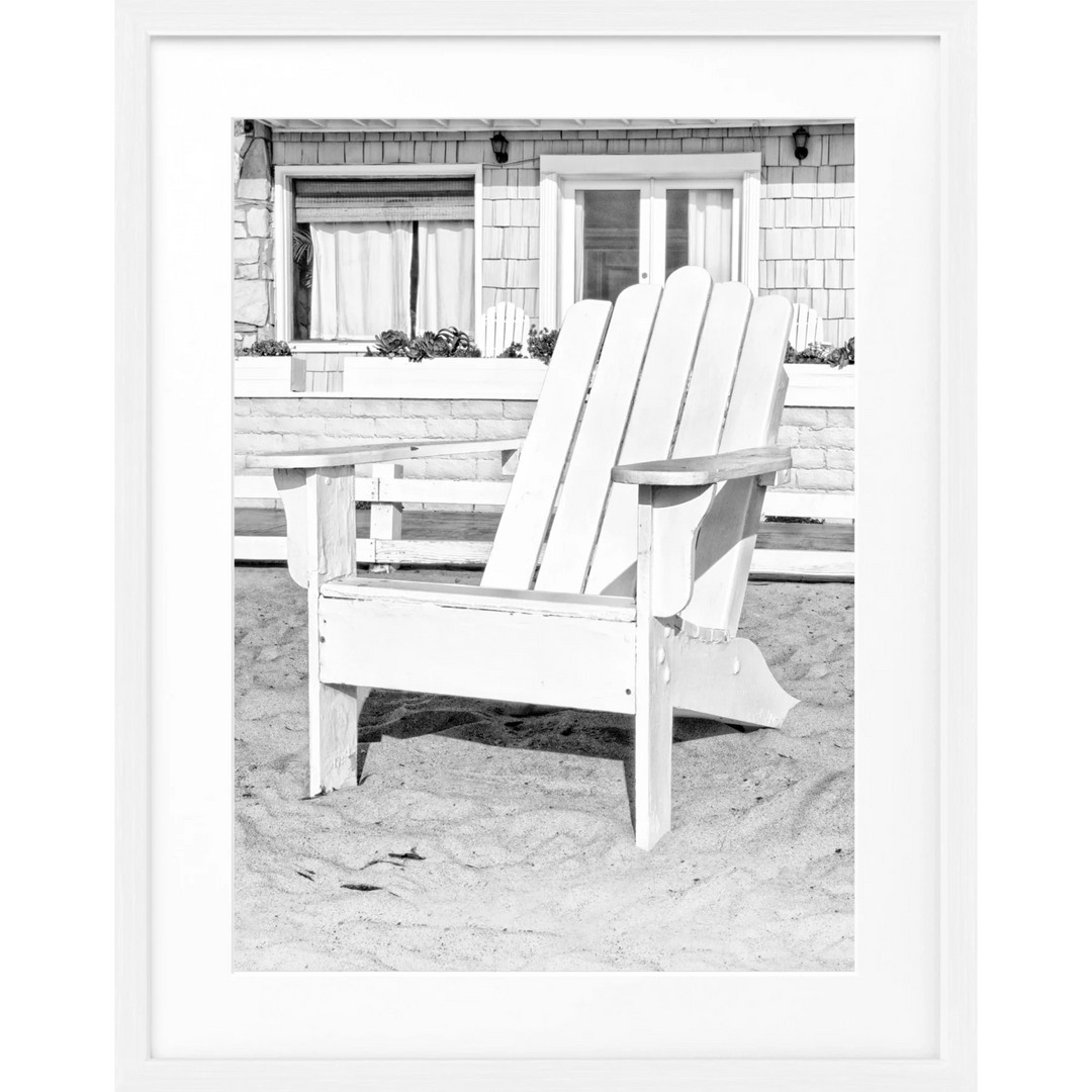 Poster Kalifornien ’Deckchair’ K182 - Weiss 1.5cm