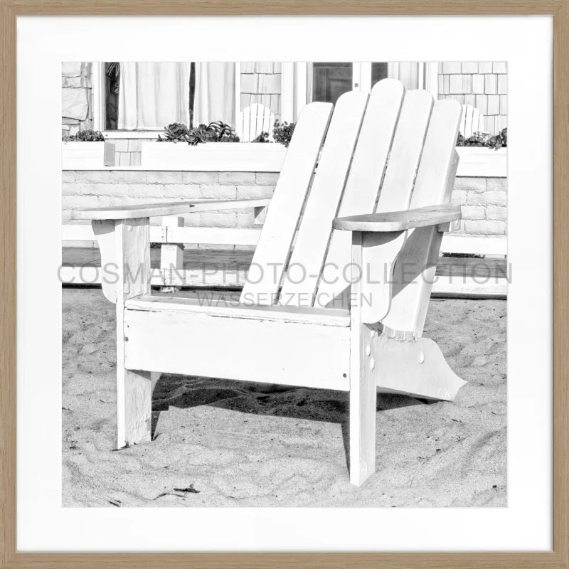 Poster Kalifornien ’Deckchair’ K182Q - Eiche Furnier