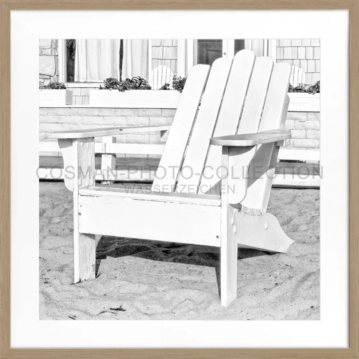 Poster Kalifornien ’Deckchair’ K182Q - Eiche Furnier