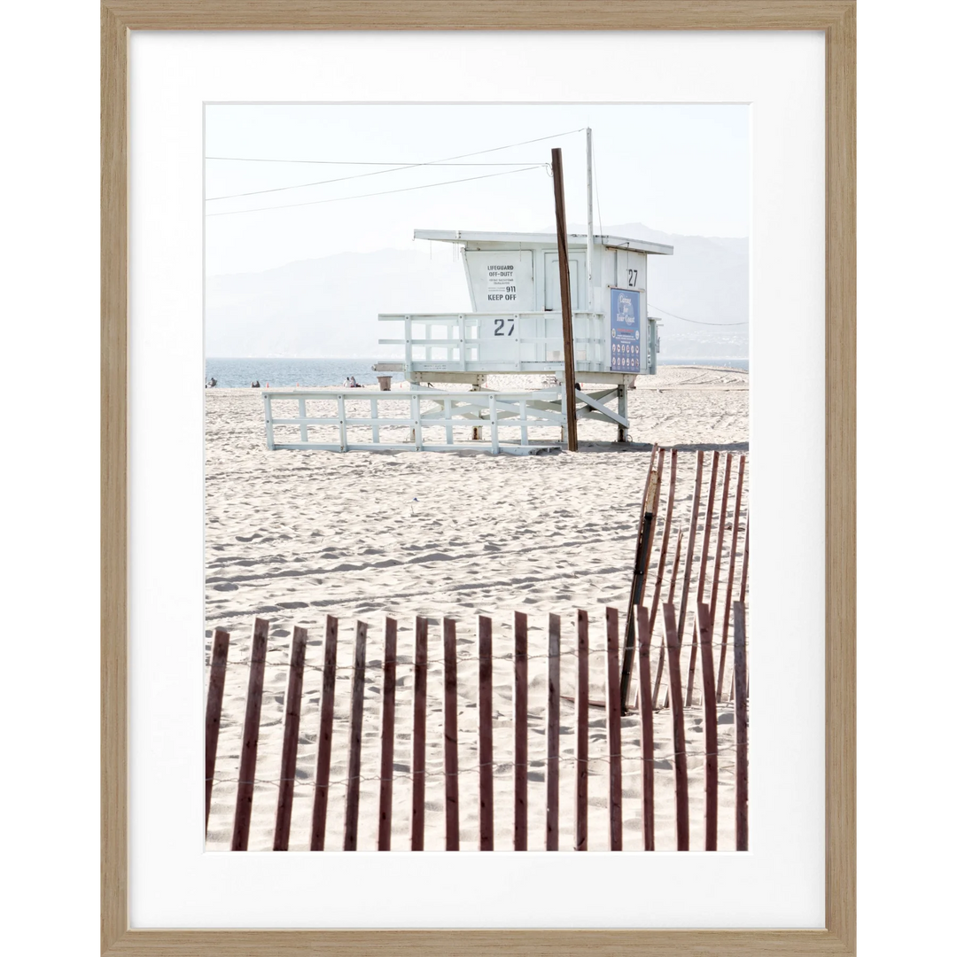 Poster Kalifornien ’Lifeguard’ K122 - Eiche Furnier