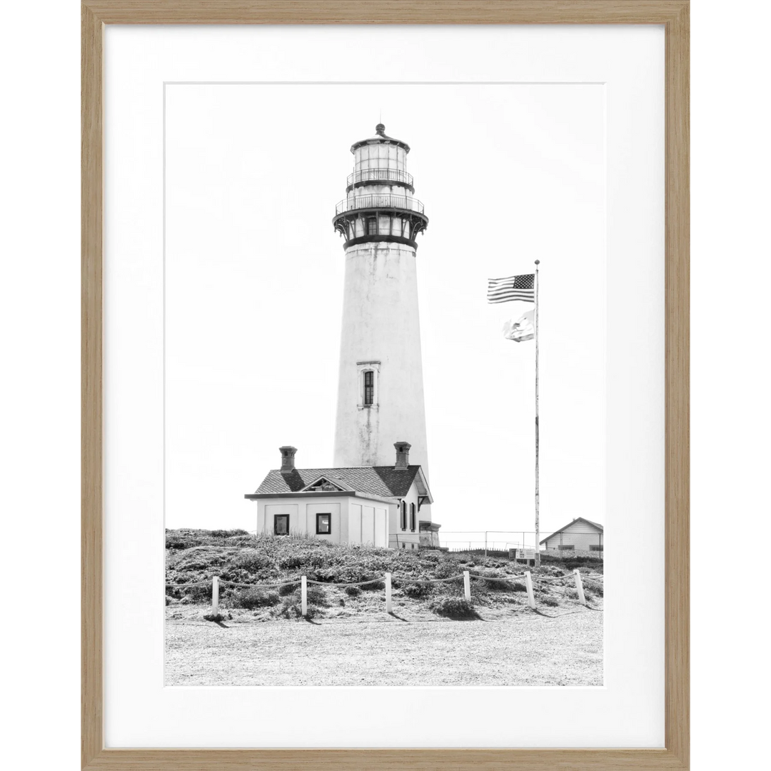 Poster Kalifornien ’Lighthouse’ L03 - Eiche Furnier