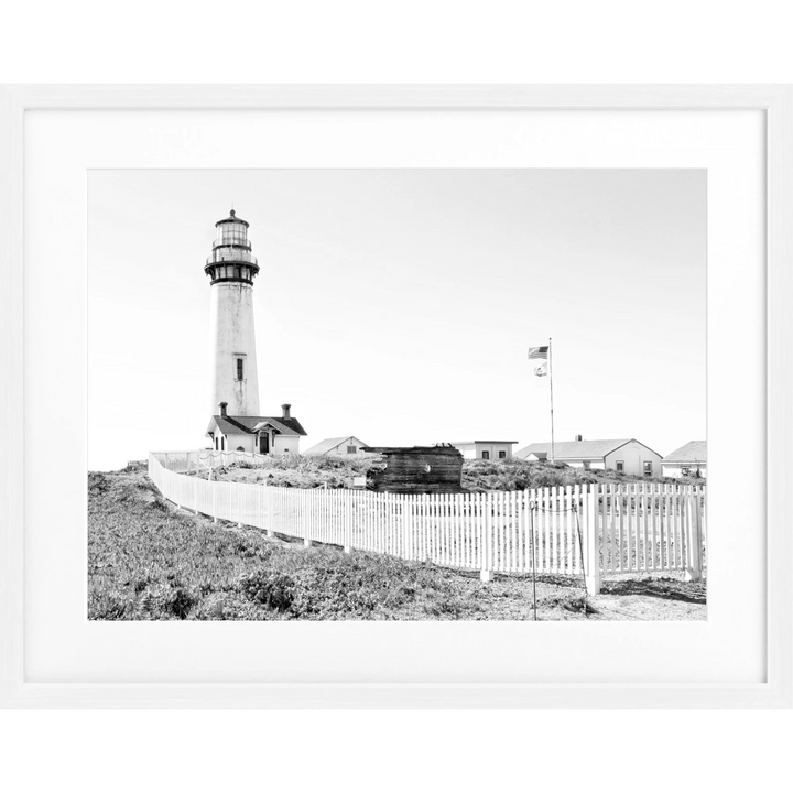 Poster Kalifornien ’Lighthouse’ L04 - Weiss 1.5cm