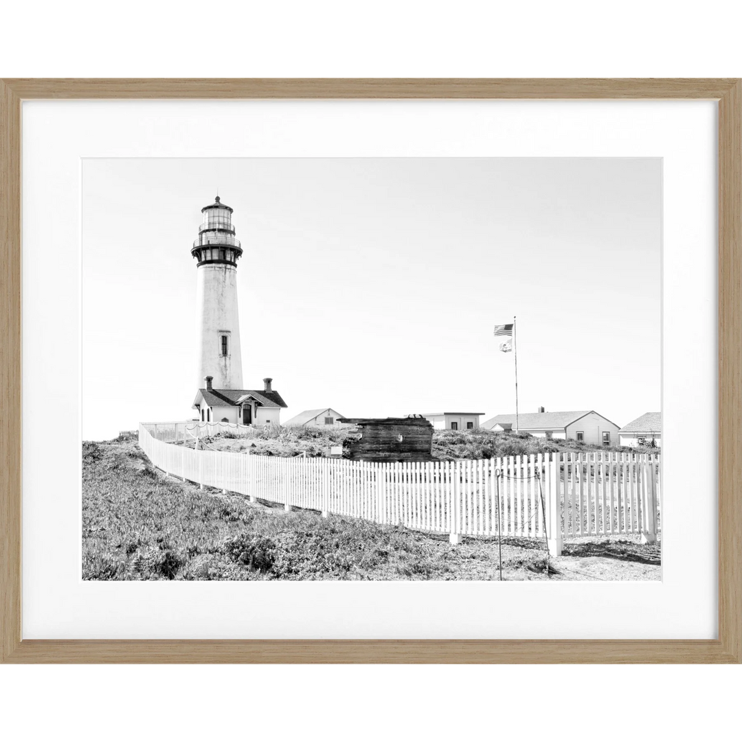 Poster Kalifornien ’Lighthouse’ L04 - Eiche Furnier