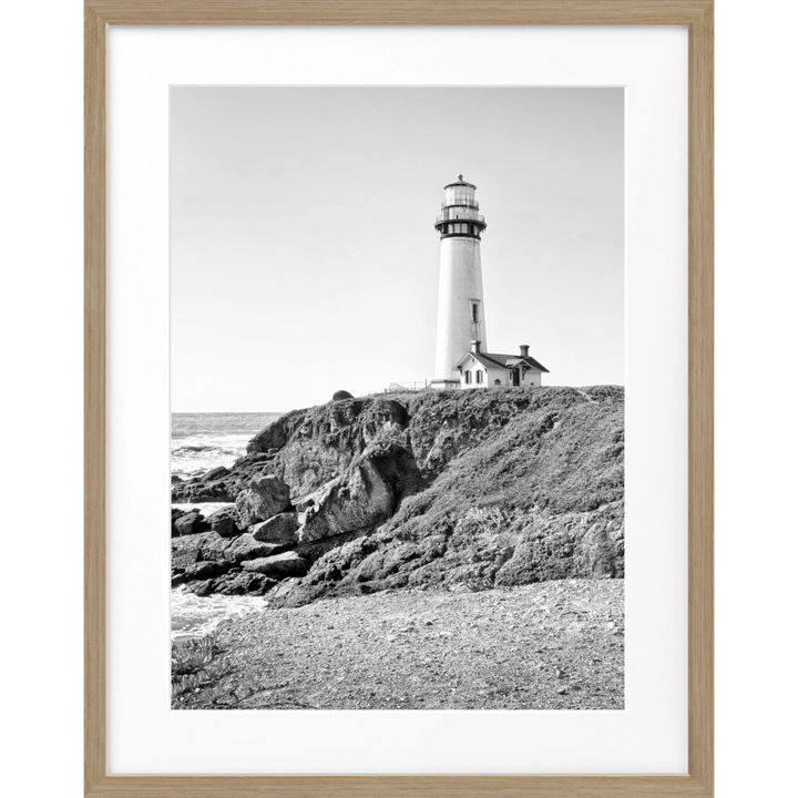 Poster Kalifornien ’Lighthouse’ L06 - Eiche Furnier