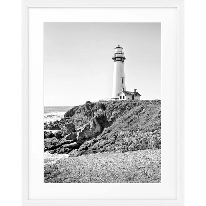 Poster Kalifornien ’Lighthouse’ L06 - Weiss 1.5cm