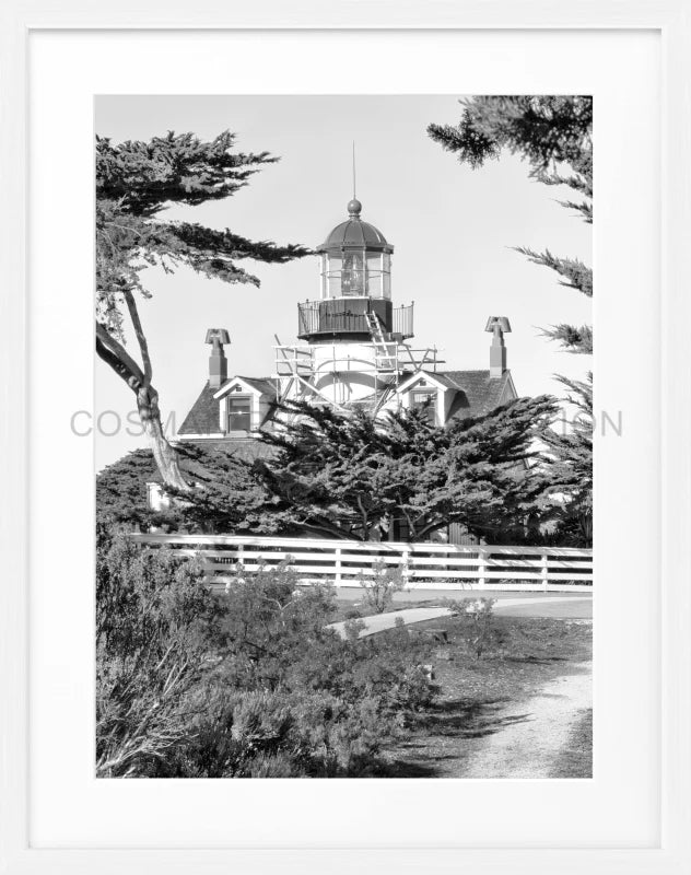 Poster Kalifornien ’Lighthouse’ L09 - Weiss 1.5cm
