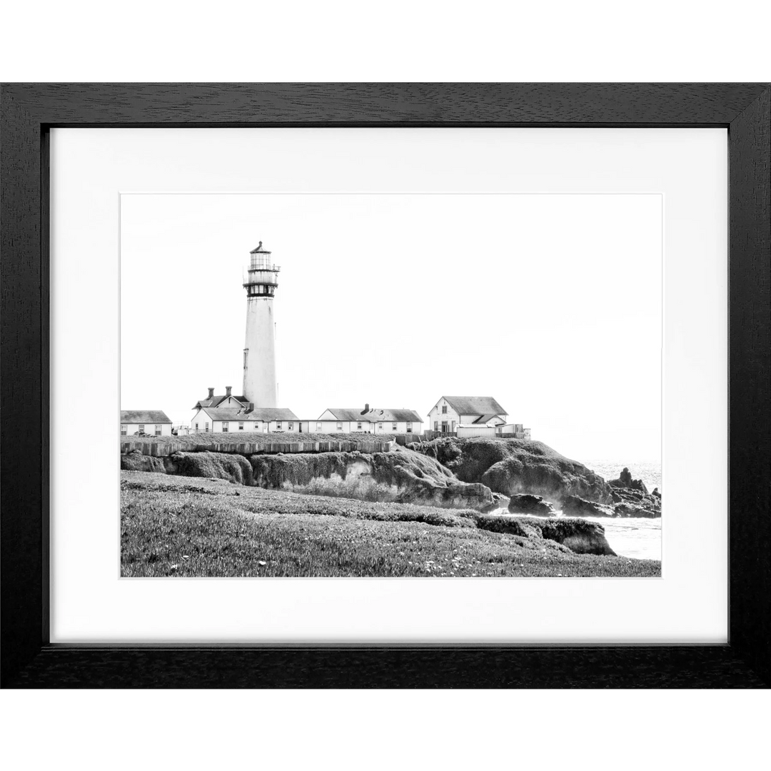 Poster Kalifornien ’Lighthouse’ L10 - Schwarz 3cm