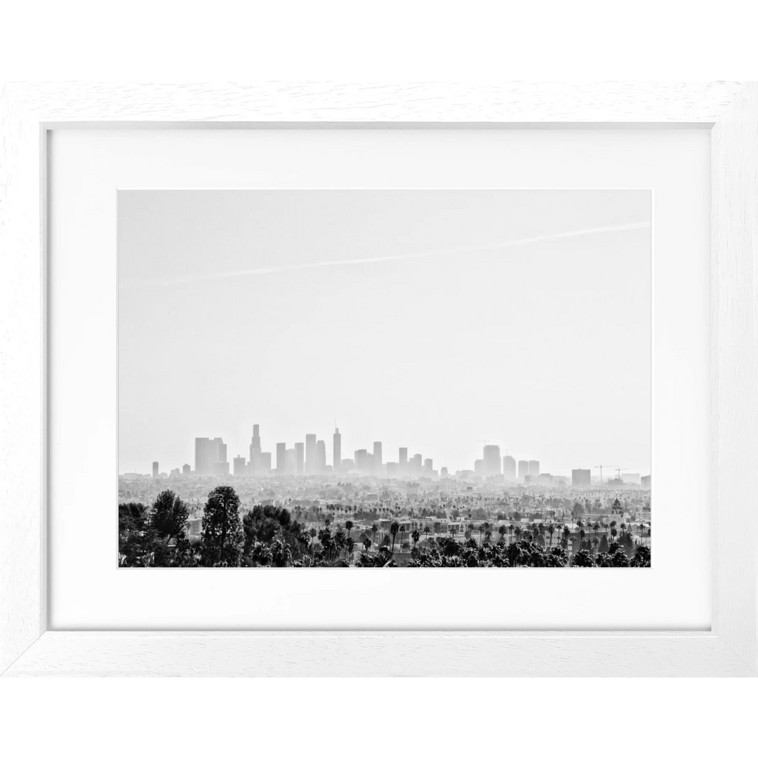 Poster Kalifornien Los Angeles ’Skyline’ HW10 - Weiss