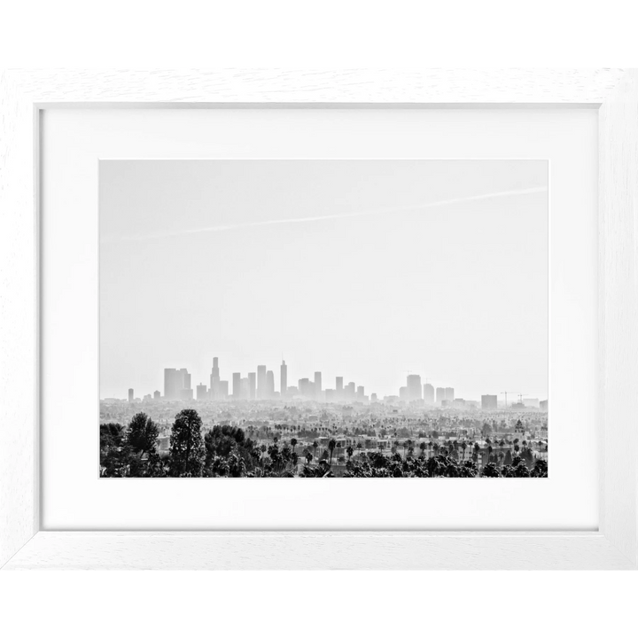 Poster Kalifornien Los Angeles ’Skyline’ HW10 - Weiss