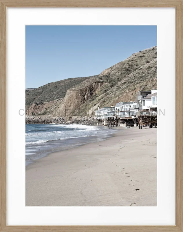 Poster Kalifornien Malibu ’Beach House’ K58 - Poster