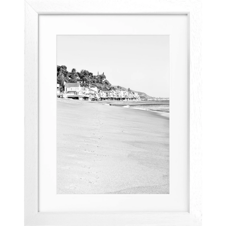 Poster Kalifornien Malibu ’Beach House’ K79 - Weiss 3cm